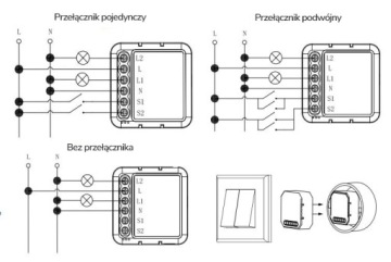 OXT Mini Dimmer 2 ZigBee Circuits TUYA Smart Life Zigbee2MQTT