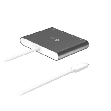 j5create USB-C — 4-портовый адаптер для нескольких мониторов HDMI