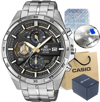Zegarek męski CASIO EDIFICE CHRONOGRAPH stalowy