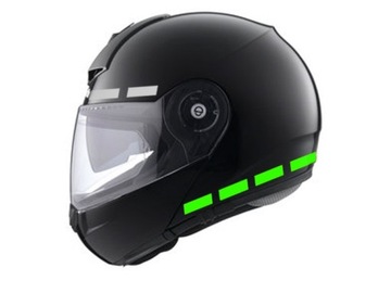 Наклейки на велосипедный шлем неоновые флуоресцентные цвета