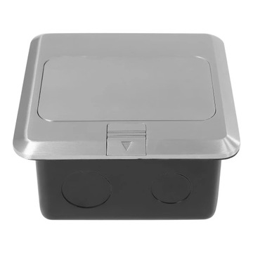 1 двойная евророзетка Access, серебристая J02, выдвижная