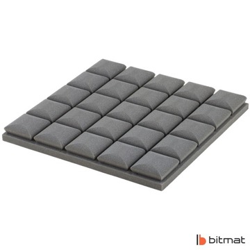 Акустический звукоизоляционный пенопласт, выпуклый куб, 4 шт панели для гостиной.