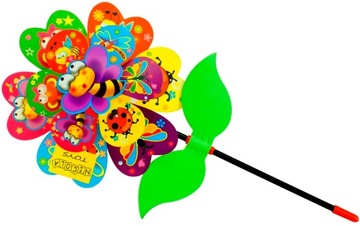 БОЛЬШАЯ 45 СМ ЦВЕТНАЯ ШТИФТОВАЯ МЕЛЬНИЦА ВЕТРЯНАЯ МЕЛЬНИЦА 3683