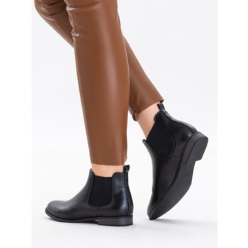 Элегантные, узкие, модные ботинки челси от Wojtyłko.