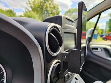 Держатель для телефона Peugeot PARTNER и Citroen BERLINGO Matt Black