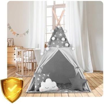 Детская палатка-вигвам TIPI TEEPEE Гирлянда Подушки Стабилизатор ВЫХОД