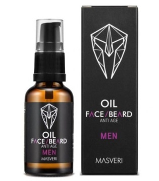 MASVERI Olejek do brody i twarzy ANTI AGE 30ml