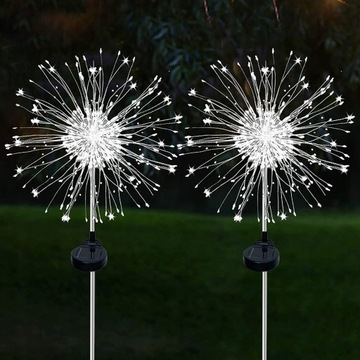2X СОЛНЕЧНАЯ ЛАМПА ФЕЙЕРВЕРК Одуванчики УКРАШЕНИЕ 150LED