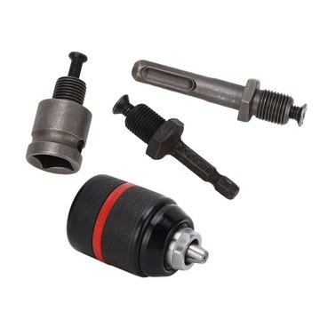 САМОЗАЖИМНЫЙ ПАТРОН ДЛЯ СВЕРЛ 2-13мм, РЕЗЬБА 1/2 + 3 ПЕРЕХОДНИКА