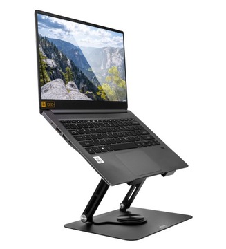 РЕГУЛИРУЕМАЯ НА 360° ПОДСТАВКА ДЛЯ НОУТБУКА ЭРГОНОМИЧНЫЙ СТОЛИК ДЛЯ НОУТБУКА