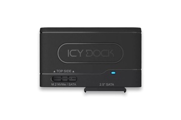 Адаптер ICY DOCK USB 3.2 Gen 2 (Type-C) на 2,5-дюймовый SSD/HDD SATA и NVM M.2
