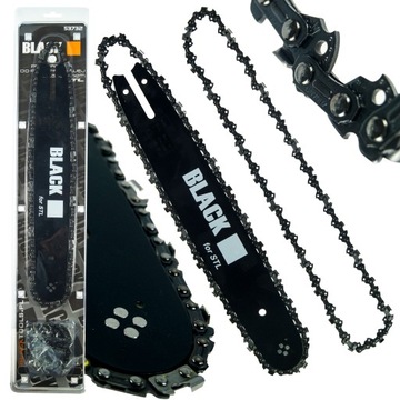 PROWADNICA 16'' 2 ŁAŃCUCHY DO PIŁY 3/8 1,3mm 56 BLACK
