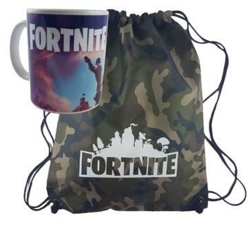 Prezent dla Fana FORTNITE Worek Moro + Kubek