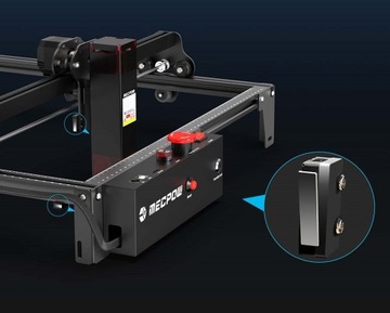 Mecpow X3 Pro 10 Вт лазерный гравировальный станок с обнаружением пламени