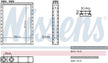 NISSENS 707286 NÁHRADA TEPLÁ TOPENÍ INTERIÉR