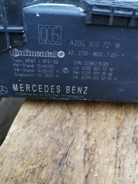 MERCEDES GLC W253 MECHANIZMUS KRYT ZADNÍ A0997602601 2059007218
