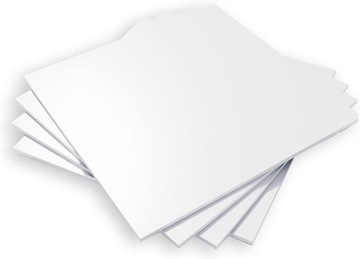 ПВХ FOAMED PVC 6 мм белый 50x50 Реклама Табичка