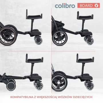 ДОПОЛНИТЕЛЬНАЯ КОЛЯСКА С СИДЕНЬЕМ 2в1 COLIBRO КОМФОРТНАЯ универсальная платформа