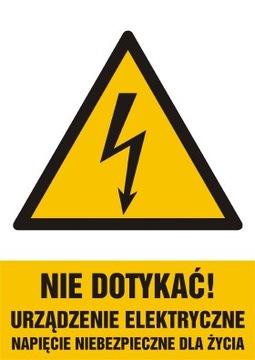 Napięcie niebezpieczne dla życia HA024BKFN