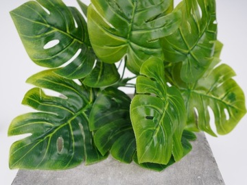MONSTERY LEASTS ГУСТОЙ БУКЕТ ИЗ ИСКУССТВЕННЫХ ЛИСТЬЕВ 30СМ