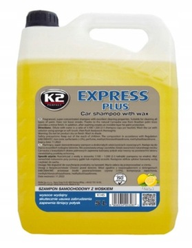 PLUS SZAMPON SAMOCHODOWY Z WOSKIEM 5 L I6T50 K2 EX