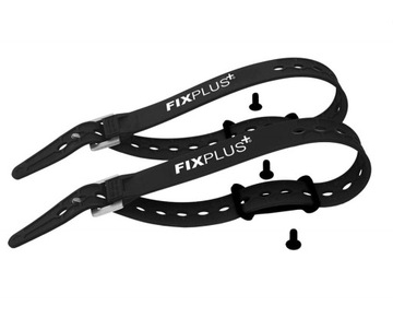 FixPlus Napinacz + pasek 46cm x2 (/: czarny)