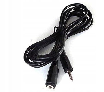kabel przedłużacz Jack 3,5 mm 4 PIN polowy 2,5 m