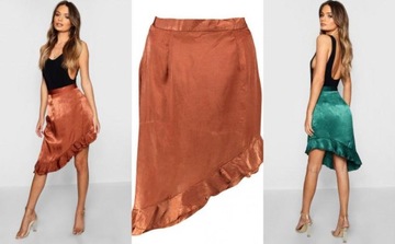 145C035 ЮБКА ЖЕНСКАЯ BOOHOO B05, КОРИЧНЕВАЯ 38