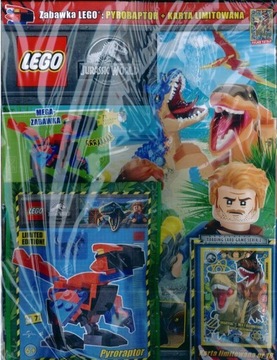 MAGAZYN LEGO JURASSIC WORLD FIGURKA PYRORAPTOR PYRO RAPTOR DINOZAUR LE18