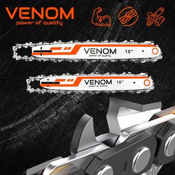 БЕНЗИНОВАЯ ПИЛА ЦЕПНАЯ ПИЛА 5.9HP 58CC 4xЦЕПЬ 2xНАПРАВЛЯЮЩИЕ 16' 18'