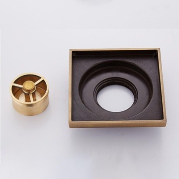 Античный латунный слив для душа