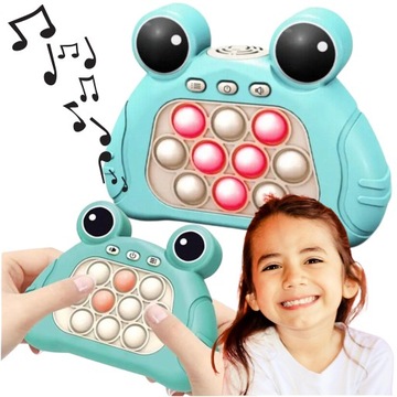 POP IT POPIT GAME ЭЛЕКТРИЧЕСКАЯ АНТИСТРЕССОВАЯ АРКАДНАЯ ИГРА-ЛЯГУШКА