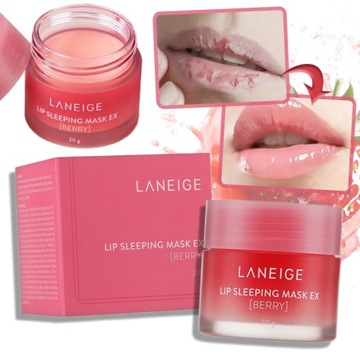 LANEIGE - MASKA DO USTA DO NOCY BERRY - MASKA INTENSYWNIE REGENERUJĄCA - 20G