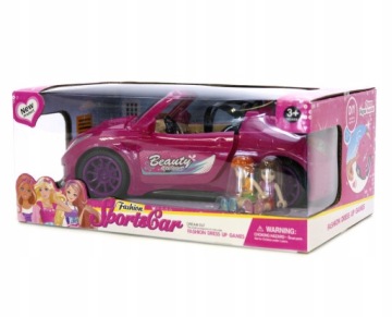 МАШИНА Розовый кабриолет mini DOLL CAR