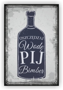 Tabliczka PRL (10) 20x30 cm