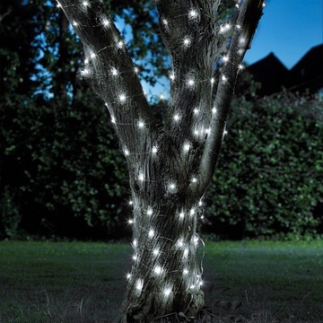 LAMPKI GIRLANDA SOLARNA OGRODOWA DRUCIKI ŁAŃCUCH 100 LED 12m