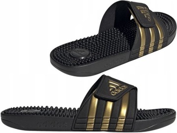 Мужские спортивные шлепанцы для бассейна, черные adidas ADISSAGE EG6517 47 1/3