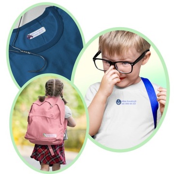 Железные бейджи на детскую одежду для детского сада