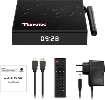 ТВ-приставка Android, TX68 ТВ-приставка Android 12.0, 4 ГБ ОЗУ, 32 ГБ ПЗУ, четырехъядерный процессор H618