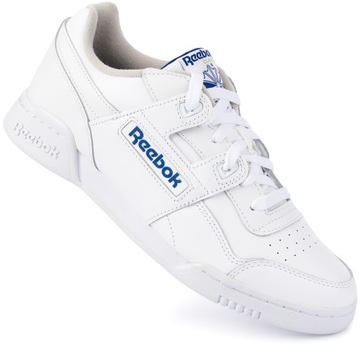 REEBOK WORKOUT PLUS MĘSKIE BIAŁE BUTY SNEAKERSY SPORTOWE SKÓRZANE r. 43