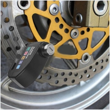 БЛОКИРОВКА ВЕЛОСИПЕДА СИГНАЛИЗАЦИЯ БЛОКИРОВКИ ТОРМОЗНОГО ДИСКА ВЕЛОСИПЕДНОЙ ПЕРЕДАЧИ 110 дБ