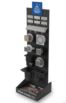 ОЧИСТИТЕЛЬ БОКОВЫХ ЖЕЛОБОВ DRAIN 110 Черный Универсальный Сифон