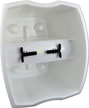 Белый балконный цветочный горшок Crown DCRO240