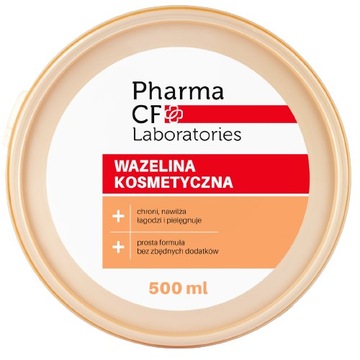 Wazelina kosmetyczna skóra usta łokcie DUŻA 500ml