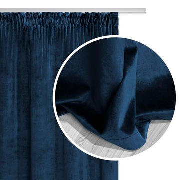 GRANAT ZASŁONA TAŚMA VELVET ZACIEMNI 140X270 SOFT