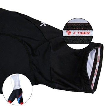 X-Tiger Мужские велосипедные шорты с гелевой вставкой