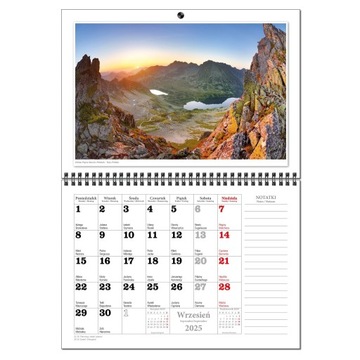 Календарь 2025 настенный планировщик А3 13 досок ПОЛЬШИ ГОРЫ