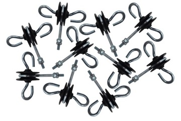 ИЗОЛЯТОРЫ ДЛЯ ВОРОТ с метрической резьбой для овчарки ПЛЕТКА 10шт.