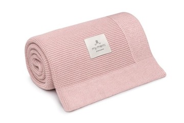 MY MEMI KOCYK BAMBUSOWY CLASSIC POWDER PINK 80X100
