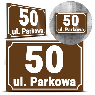 TABLICZKA na dom Tablica Adresowa NUMER DOMU wz 16
